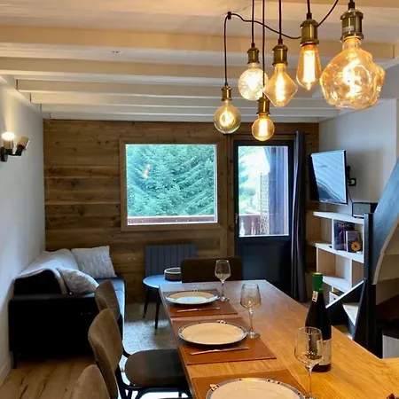 Bright Facing The Mont Blanc Chain Apartment *